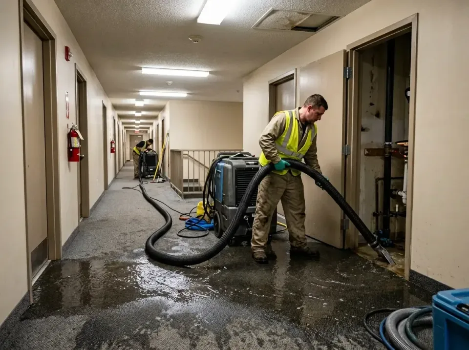 multi-unit-apartment-hallway-f-005 — frequently asked questions, Emergency Burst Pipe Water Extraction & Removal in Cliffwoo…
